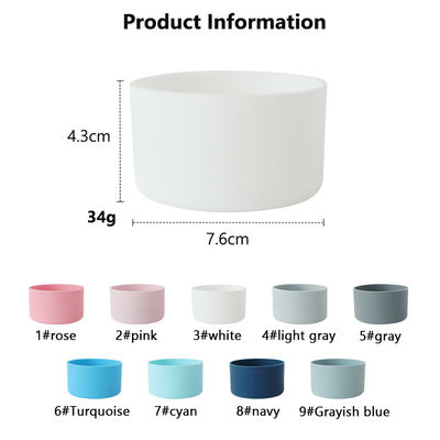 Garrafas de silicone Botões de água Botas para Owala 7.5cm 40oz Manga protetora antiderrapante Bottom Manga tampa de taça Acessórios