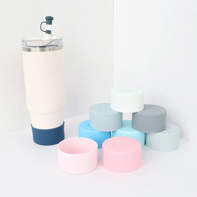 Garrafas de silicone Botões de água Botas para Owala 7.5cm 40oz Manga protetora antiderrapante Bottom Manga tampa de taça Acessórios
