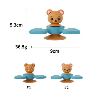 Venda a quente por atacado de silicone personalizado brinquedos bebê garoto Fidget giroscópio Produtor de brinquedos