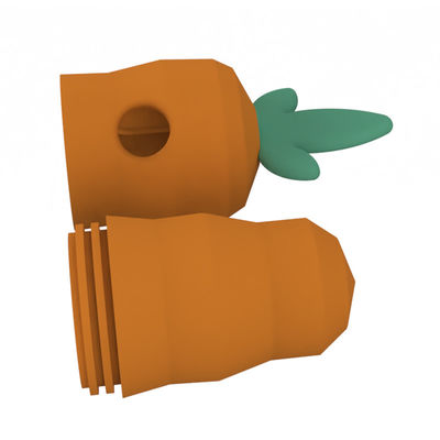 Acessórios para animais de estimação de cenoura Forma animal Instruível Animais de estimação Chiqueiro Cão Brinquedos de animais de estimação Brinquedos de bola de cão Brinquedos de mascar agressivos Mascarador Brinquedo de bola de cão
