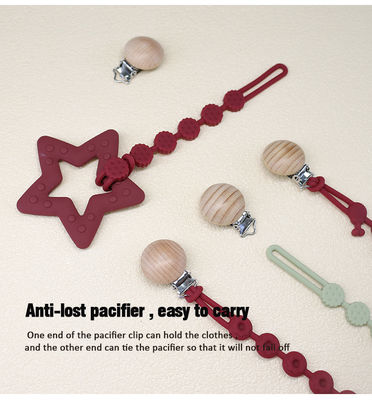 Necklace chupeta Cadeia Focal forma de contas para canetas de pérolas silicone dentição foco contas brinquedos de criança