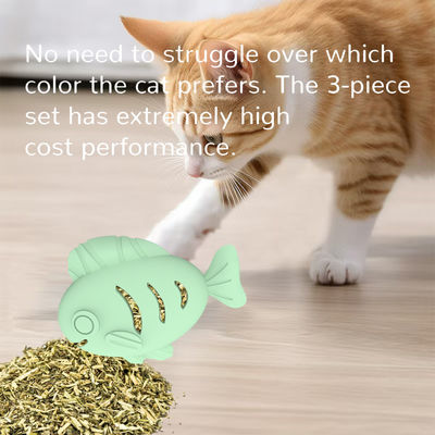 Venda a retalho de silicone de qualidade alimentar Brinquedos em forma de bola de peixe Brinquedos para animais de estimação Brinquedos interativos Dentes de bola Limpeza brinquedos e acessórios para animais de estimação