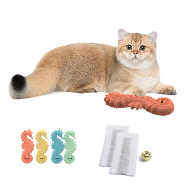 Venda Quente BPA Livre Silicone Cavalo de Mar Cão Puzzle brinquedo Ovo Filho de Cão Alimento Slow Feeder Cão de estimação Interativo Silicone PET mastigar brinquedos