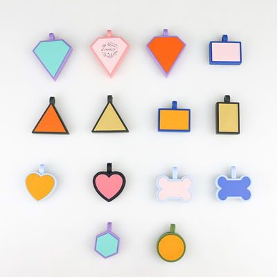PAISEN Etiquetas personalizadas personalizadas para cães Código QR gravado em 3D Cães Colarinho de gato Etiqueta de silicone para animais