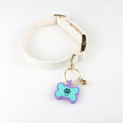 PAISEN Etiquetas personalizadas personalizadas para cães Código QR gravado em 3D Cães Colarinho de gato Etiqueta de silicone para animais