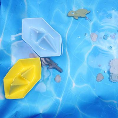 Novos brinquedos de banho de silicone seguros de BPA para barcos, fáceis de limpar, crianças, brinquedos de banho, meninos de banho de silicone educacional.