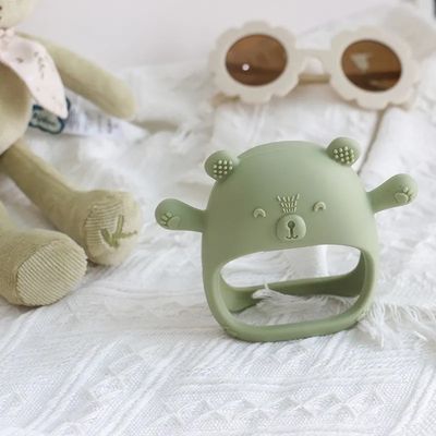 PAISEN Custom Soft Teether Toy Teething Luvas Novo Nascido Bpa Bebê Gratuito Luvas de Dentes de Silicone para Bebês