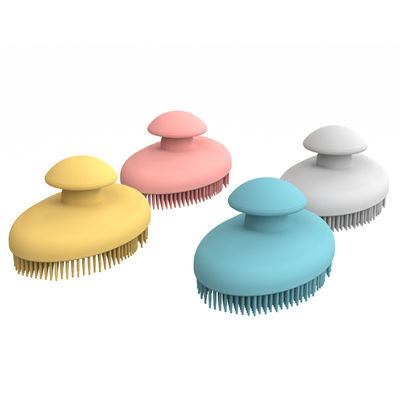 BSCI fabricante de silicone borracha macia personalizada 100% escova de silicone completa para escova de banho de cão de estimação