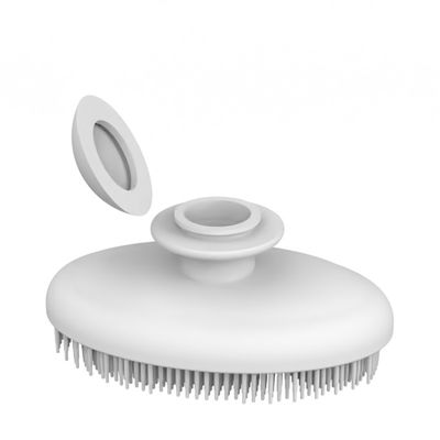 BSCI fabricante de silicone borracha macia personalizada 100% escova de silicone completa para escova de banho de cão de estimação