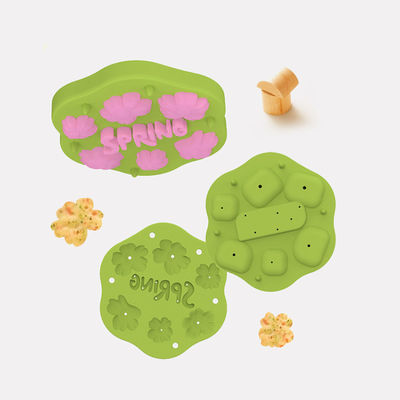 PAISEN Flor de Primavera de silicone Fruta de bebê Alimentos Alimentadores Leite materno Popsicle Moldes para Dentamento Relief frigorífico bandeja com tampa