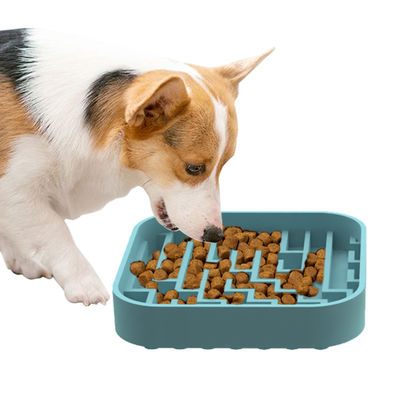 Portagem por atacado de alimentos de qualidade de silicone de bolinha de cão de estimação Slow Feeder Bowl tema de Natal Pet Food Bowl Pet Lick Mat