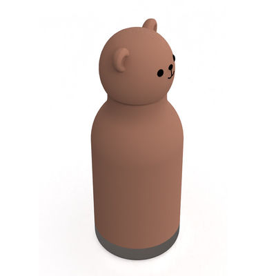 Bear Design Original Custom Grade Alimentar Silicone 304 aço inoxidável Crianças de volta à escola aniversário Copo de água Copo de treino