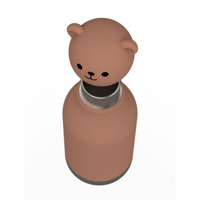 Bear Design Original Custom Grade Alimentar Silicone 304 aço inoxidável Crianças de volta à escola aniversário Copo de água Copo de treino
