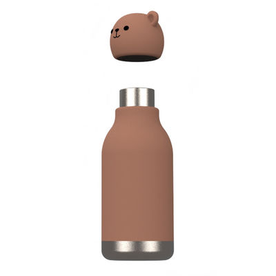 Bear Design Original Custom Grade Alimentar Silicone 304 aço inoxidável Crianças de volta à escola aniversário Copo de água Copo de treino