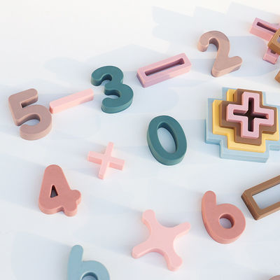 2025 NOVA Chegada OEM ODM brinquedos de silicone para bebês número pacote de matemática para crianças conjuntos de brinquedos educacionais
