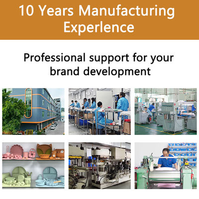 Recipiente para almoço de salada de silicone de qualidade alimentar reutilizável sem BPA, com função antiderrapante segura para microondas Capacidade 0-1L