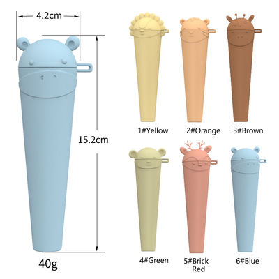 PAISEN Fabricante de gelados de silicone animal sem BPA Molde de gelados reutilizáveis Lava-louças seguro Molde de gelado caseiro com paus