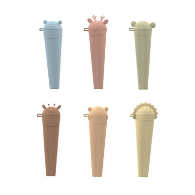 PAISEN Fabricante de gelados de silicone animal sem BPA Molde de gelados reutilizáveis Lava-louças seguro Molde de gelado caseiro com paus