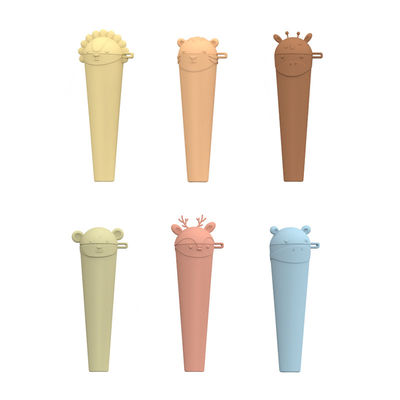 PAISEN Fabricante de gelados de silicone animal sem BPA Molde de gelados reutilizáveis Lava-louças seguro Molde de gelado caseiro com paus