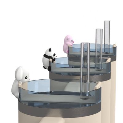 Acessórios para bares Cartoon Panda Coelho Coelho Design de Porco BPA Graduação em Silicone Aceesoreis para Bottle Tumblers