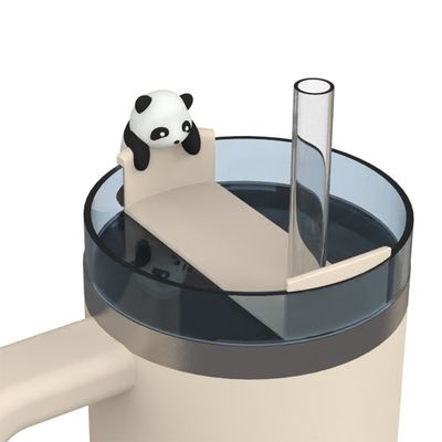 Acessórios para bares Cartoon Panda Coelho Coelho Design de Porco BPA Graduação em Silicone Aceesoreis para Bottle Tumblers