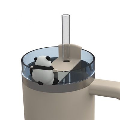 Acessórios para bares Cartoon Panda Coelho Coelho Design de Porco BPA Graduação em Silicone Aceesoreis para Bottle Tumblers