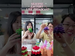 Babe Soft Silicone Stacking Rings obstrui com forma da árvore de Natal