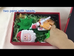 O silicone do bebê do produto comestível do OEM brinca Eco amigável para o empilhamento da árvore de Natal