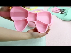 Grupo dos utensílios de mesa do silicone