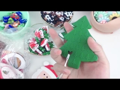 Árvore de Natal Teether do silicone de DIY, grânulos de borracha macios seguros para sair os dentes