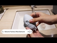 Conjunto de brinquedos de banho de silicone de cor clara